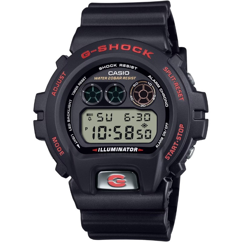 Reloj G-Shock 30th Anniversary 6900-Series en negro, DW-6900TR-1ER.