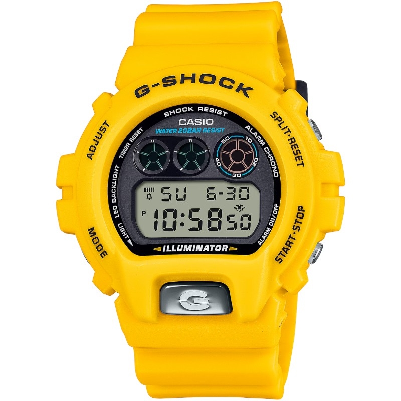 Reloj G-Shock 30th Anniversary 6900-Series en amarillo, DW-6900TR-9ER.