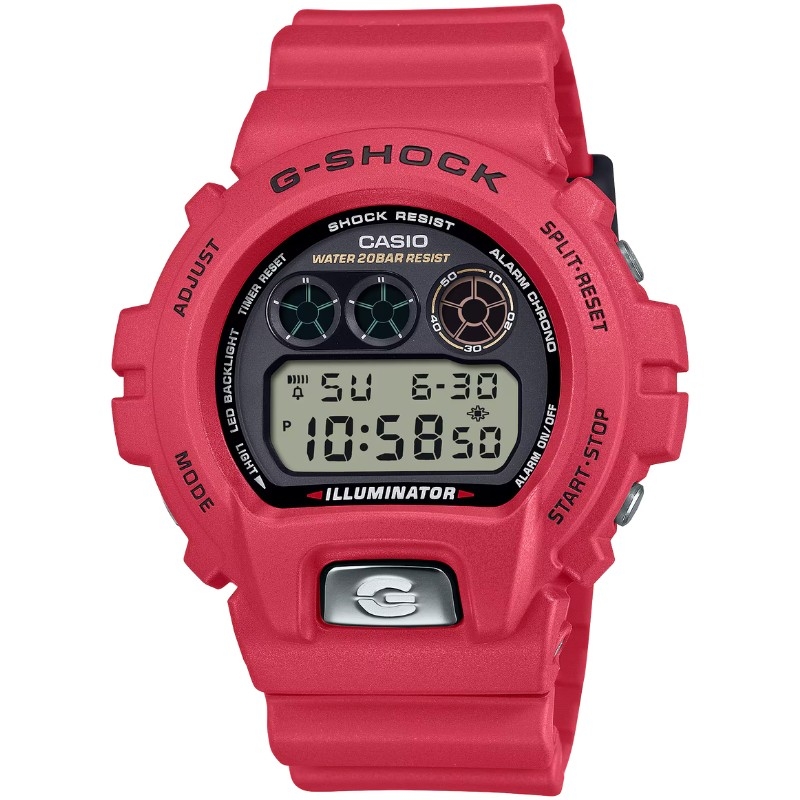 Reloj  G-Shock 30th Anniversary 6900-Series en rojo, DW-6900TR-4ER.