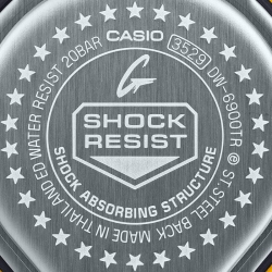 Reloj  G-Shock 30th Anniversary 6900-Series en rojo, DW-6900TR-4ER.
