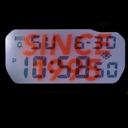 Diseño LCD para un aniversario especial (luz LED)