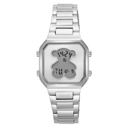 Reloj Tous D-Bear Mini digital en acero, 3000148400.