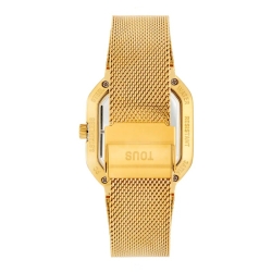 Reloj Tous D-Bear Party analógico en acero dorado, 3000143400.