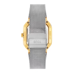 Reloj digital Tous D-Bear Party en acero bicolor, 3000143500.