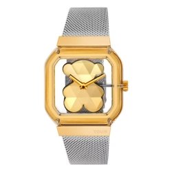Reloj digital Tous D-Bear Party en acero bicolor, 3000143500.