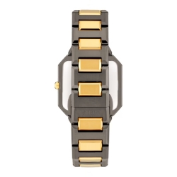 Reloj Tous Karat Squared gris bicolor y esfera de nácar, 3000144800.
