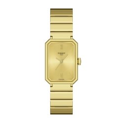 Reloj Tissot SRV en acero dorado, 30 mm, T1601103302300.