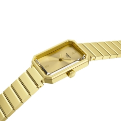 Reloj Tissot SRV en acero dorado, 30 mm, T1601103302300.