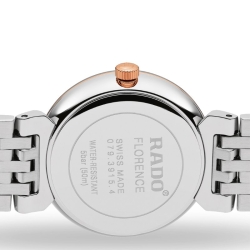 Reloj Rado Florence Classic Diamonds mujer bicolor rosé, esfera clara, R48913723.