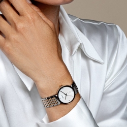 Reloj Rado Florence Classic Diamonds mujer bicolor rosé, esfera clara, R48913723.