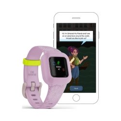 Reloj inteligente Garmin vívofit jr.3 en resina lila, 010-02441-01.