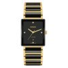 Reloj Rado Integral Diamonds dorado y cerámica negra, R20256712.