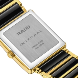 Reloj Rado Integral Diamonds dorado y cerámica negra, R20256712.