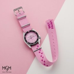 Reloj Seiko 5 Sports SKX Ed. limitada Pantera Rosa 38 mm, SRPM07K1.