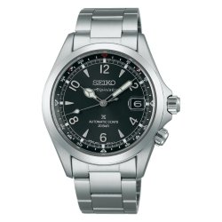 Reloj Seiko Prospex Alpinist con brazalete y esfera negra, SPB505J1.