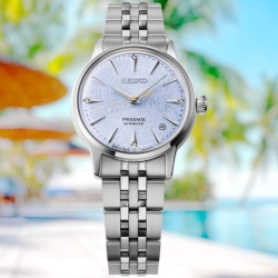 Reloj Seiko Presage Cocktail Time  automático de mujer, SRPL61J1.