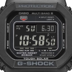 Reloj G-Shock multifunción digital solar en resina negra, GW-M5610U-1BER.