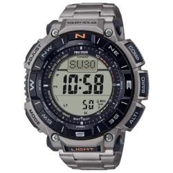 Reloj Casio Pro Trek Tough Solar de resina biológica y titanio, PRG-340T-7ER.