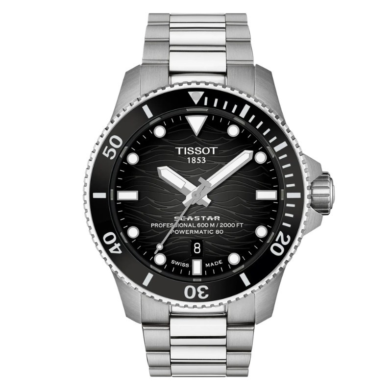 Reloj Tissot Seastar 2000 Profesional Powermatic 80, T1209071105100.