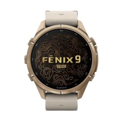 Reloj Garmin fēnix® 9 Pro inReach® de 43 y correa extra, 010-04335-41.