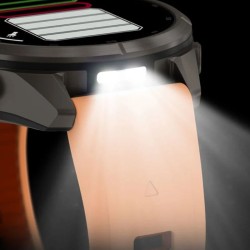 Reloj Garmin fēnix® 9 Pro inReach® 43 mm y correa salmón, 010-04335-01.