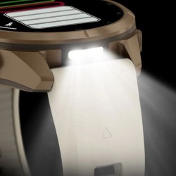 Reloj Garmin fēnix® 9 Pro inReach® 43 mm titanio dorado, 010-04335-21.