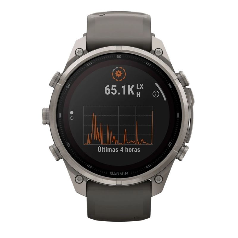 Reloj Garmin fēnix® 9 Pro inReach® Solar 47 mm en gris, 010-04338-01.