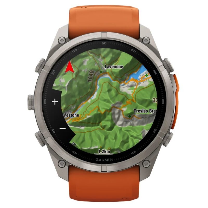 Reloj Garmin fēnix® 9 Pro inReach® 51 mm correa naranja, 010-04337-01.
