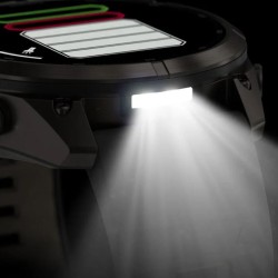 Reloj Garmin fēnix® 9 Pro de 51 mm titanio correa negra, 010-04337-16.