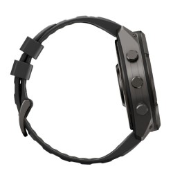 Reloj Garmin fēnix® 9 Pro de 51 mm titanio correa negra, 010-04337-16.