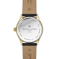 Reloj Frederique Constant Classics caja dorada y cuarzo, FC-220CR5B5.