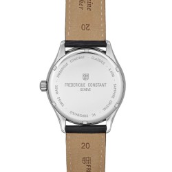 Reloj Frederique Constant Classics esfera beige y cuarzo, FC-220CR5B6.