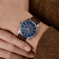 Reloj Frederique Constant Classics 40 mm y esfera azul, FC-220N5B6.