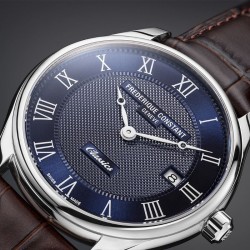 Reloj Frederique Constant Classics 40 mm y esfera azul, FC-220N5B6.
