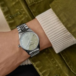 Reloj Frederique Constant Classics Automatic esfera verde,  FC-530GR3B6B.