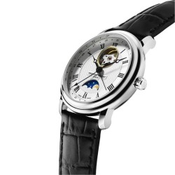 Reloj Frederique Constant Heart Beat Moonphase y piel, FC-335MC4P6.