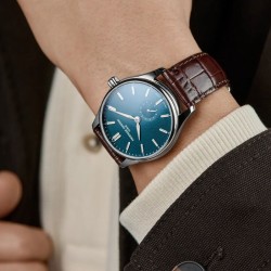 Reloj Frederique Constant Classics Automatic esfera azul,  FC-530G3B6.