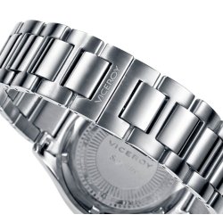 Reloj Viceroy "Penélope Cruz" de hombre en acero con bisel dorado, cronógrafo 47891-95