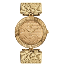 Reloj Versace"Vanitas" de mujer dorado con diamantes en esfera VK719 0014