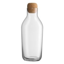 Botella para licor/agua de cristal con tapón de corcho, "Taverno" de WMF.