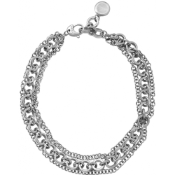 Collar de acero de eslabones grandes con 3 hilos, de DKNY.