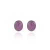 Pendientes de amatista natural con plata dorada, "Happy Gems" de Luxenter.