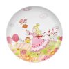 Juego de cubiertos de acero infantiles con vajilla de porcelana "Princesa Anneli" de WMF, 6 piezas.