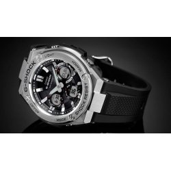 Reloj Casio G-Shock Classic Tough Solar con caja acero y correa silicona negra GST-W110-1AER.