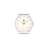 Reloj Balber unisex "Luminer" en acero con esfera blanco, de estilo vintage.