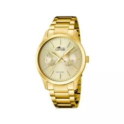Reloj Lotus de hombre en acero dorado en oro amarillo "Minimalist" 15955/2.