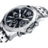 Reloj Viceroy de hombre con cronógrafo, de acero y esfera negra 40521-55.