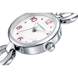 Reloj Viceroy de niña "Sweet" para comunión, en acero con pendientes, en caja especial 40946-05.