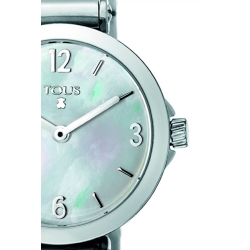 Reloj Tous "Icon Charms" de mujer en acero con esfera de nácar 700350155.