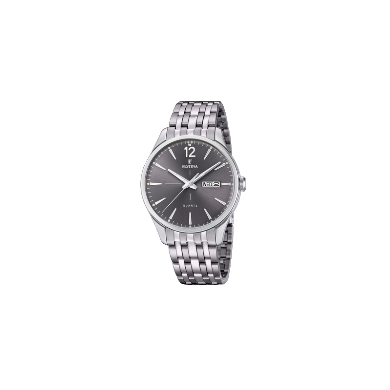 Reloj Festina para caballero "Klassik" en acero con esfera gris oscuro F20204/2.